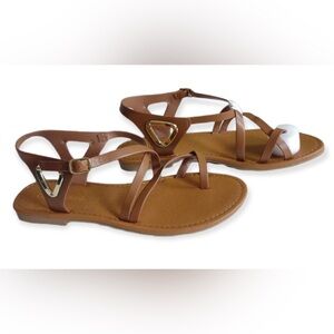 City Classified Valine S Slingback Tan Sandals Women’s 9 NEW